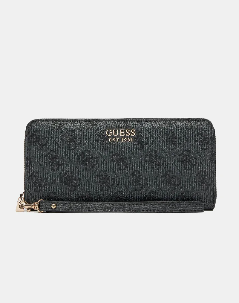 GUESS BRENTON SLG LRG ZIP AROUND ΠΟΡΤΟΦΟΛΙ ΓΥΝΑΙΚΕΙΟ SWLG9648146-CLO Gray