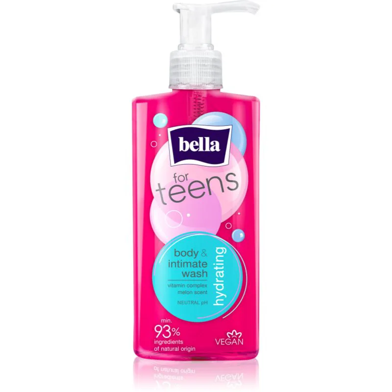 BELLA For Teens Body & Intimate Wash τζελ για προσωπική υγιεινή 250 ml
