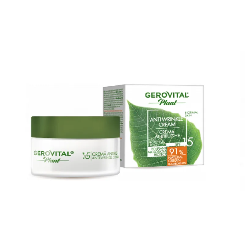 Plant Αντιρυτιδική Κρέμα Microbiom Protect SPF 15 50ml