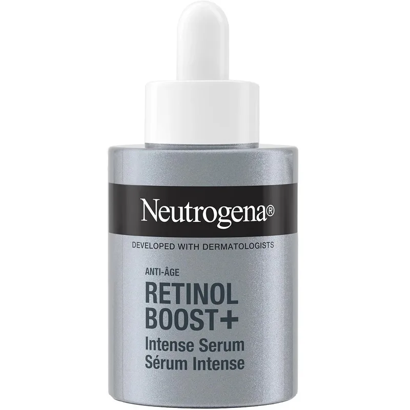Neutrogena Retinol Boost+ Intense Night Unscented Serum Υπερσυμπυκνωμένος Ορός Νυκτός Προσώπου Εντατικής Αντιγήρανσης 30ml