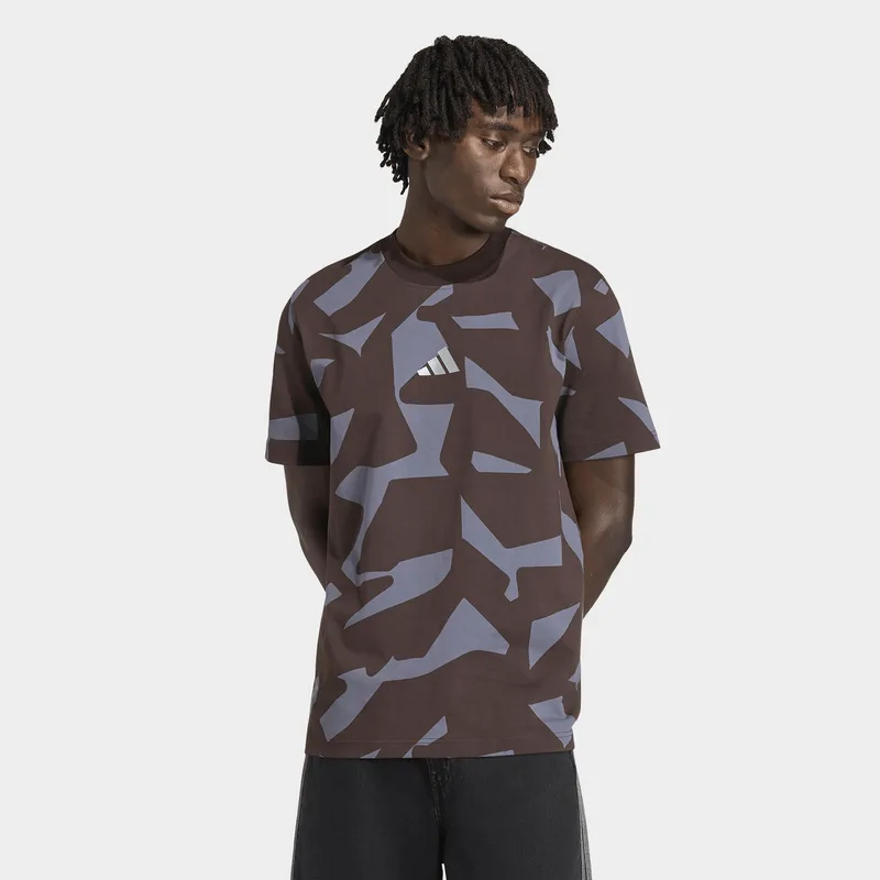 adidas M Amg Camo Short Sleeve T-Shirt (9000275141_93940)