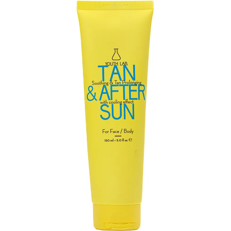 Youth Lab Tan & After Sun Face & Body Gel Cream Ενυδατικό Κρεμοτζέλ που Ενισχύει & Παρατείνει το Φυσικό Μαύρισμα, ενώ Ανακουφίζει & Καταπραΰνει το Ερεθισμένο Δέρμα 150ml