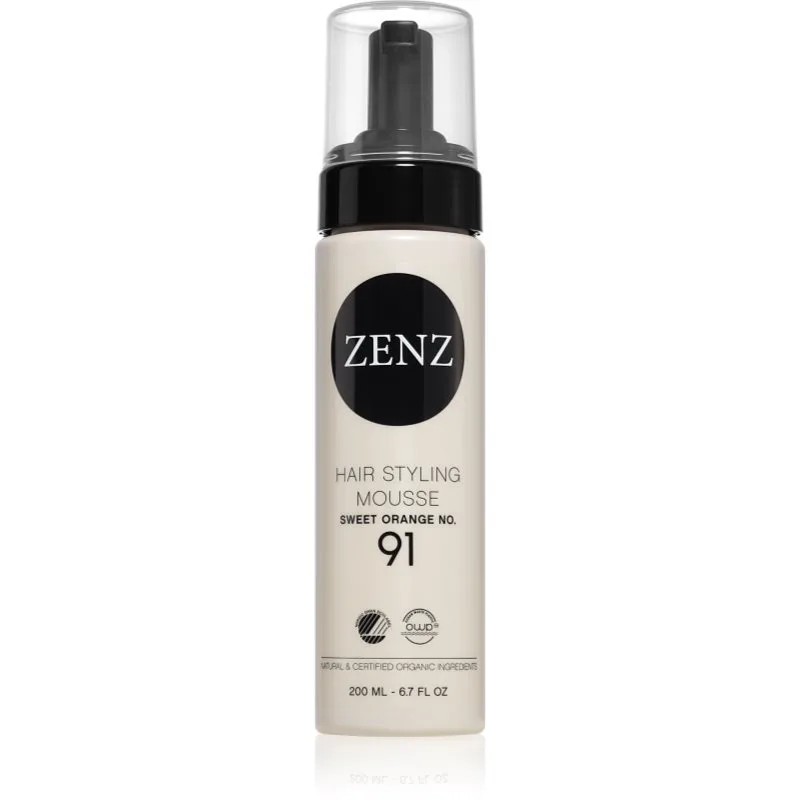 ZENZ Organic Sweet Πορτοκαλί No. 91 αφρώδες σκληρυντικό μους για κατεστραμμένα μαλλιά 200 ml