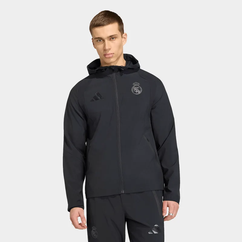 adidas Real Madrid FC Travel Full Zip Ανδρικό Αντιανεμικό Μπουφάν (9000275117_1469)