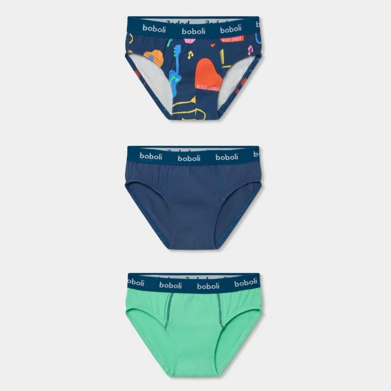 Εσώρουχα σλιπ 3 pack αγόρι Boboli-683030-9776-Multicolor