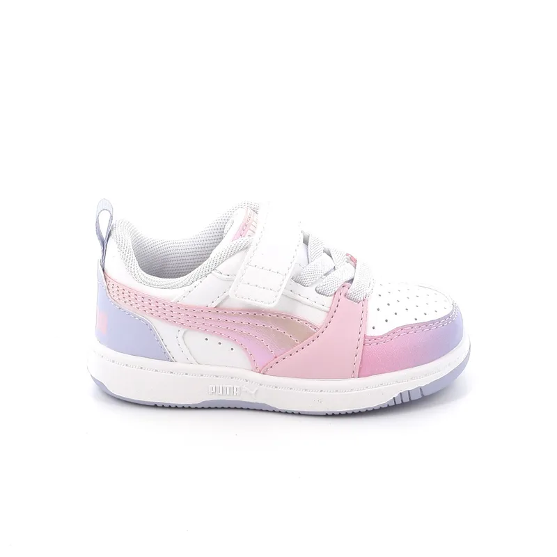 Παιδικό Αθλητικό Παπούτσι για Κορίτσι Puma Puma Rebound V6 Lo Χρώματος Λευκό 400595-01