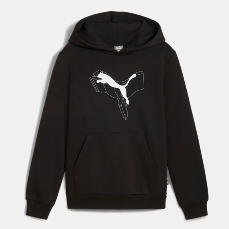 Puma Ess+ Logo Lab Cat Παιδική Μπλούζα με Κουκούλα (9000193592_22489)