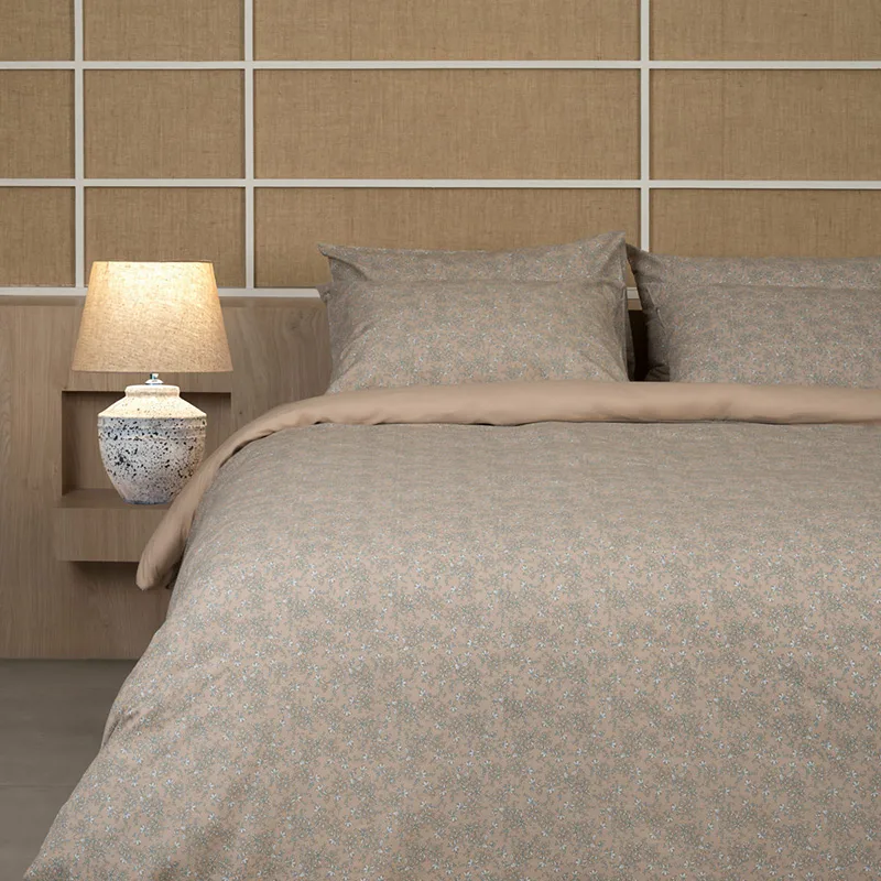 Σεντόνια King Size (Σετ) 260X270 Sunshine Cotton Feelings 928 Μπεζ Χωρίς Λάστιχο (260x270)