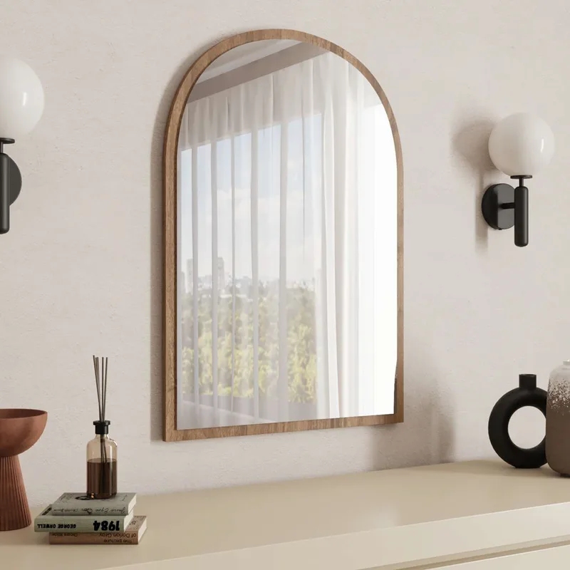 Καθρέπτης Brilya - Walnut 116Sam1237 (60x90x2,2 cm)