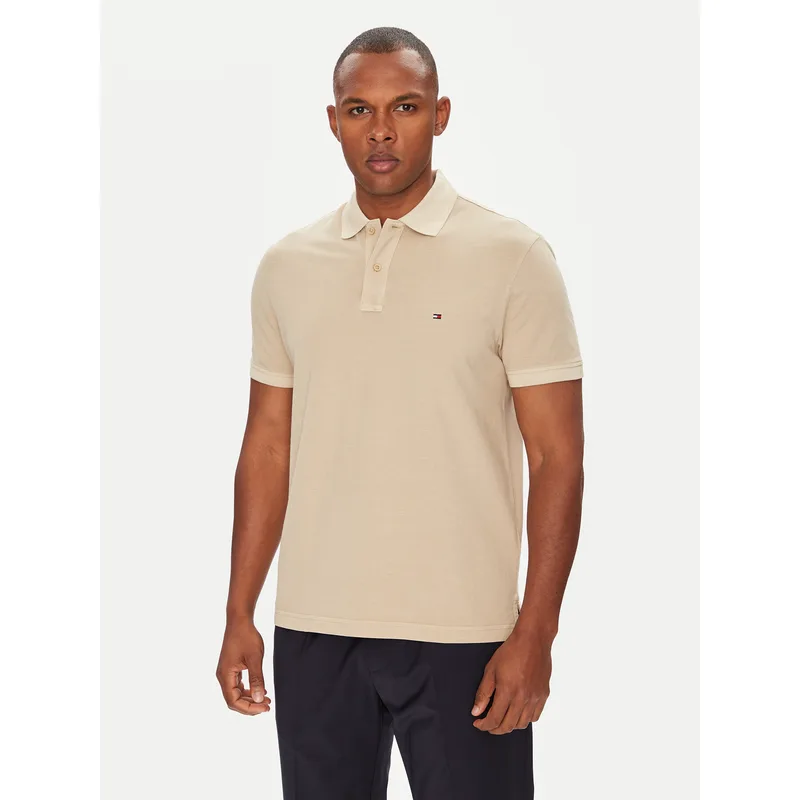 Tommy Hilfiger Polo MW0MW34757 Μπεζ Regular Fit