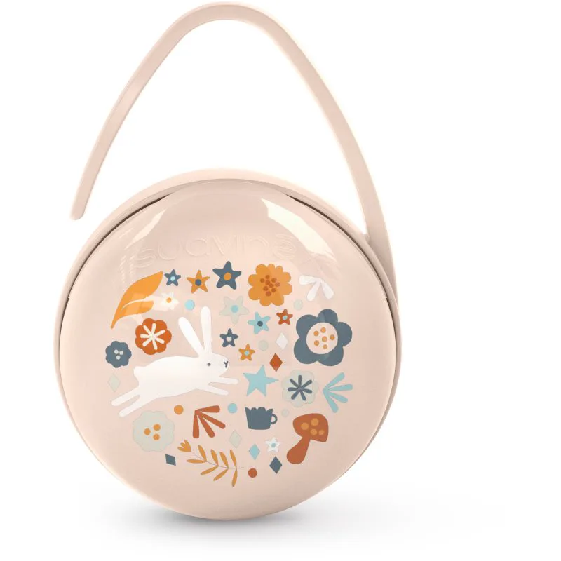 Suavinex Wonderland Duo Soother Case κουτί πιπίλας Ροζ 1 τμχ