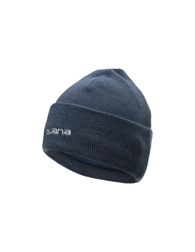 Iguana Lea Beanie Γυναικείος Σκούφος με Rib Πλέξη σε Μπλε χρώμα 92800337318
