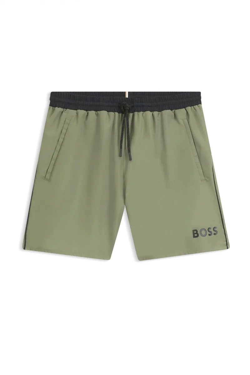 BOSS BEACHWEAR ΜΑΓΙΩ STARFISH ΧΑΚΙ