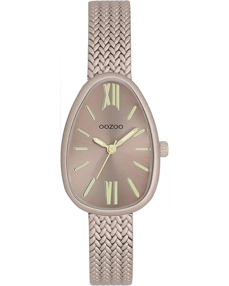 OOZOO Timepieces - C11644, Brown-Gray case with Metal Bracelet