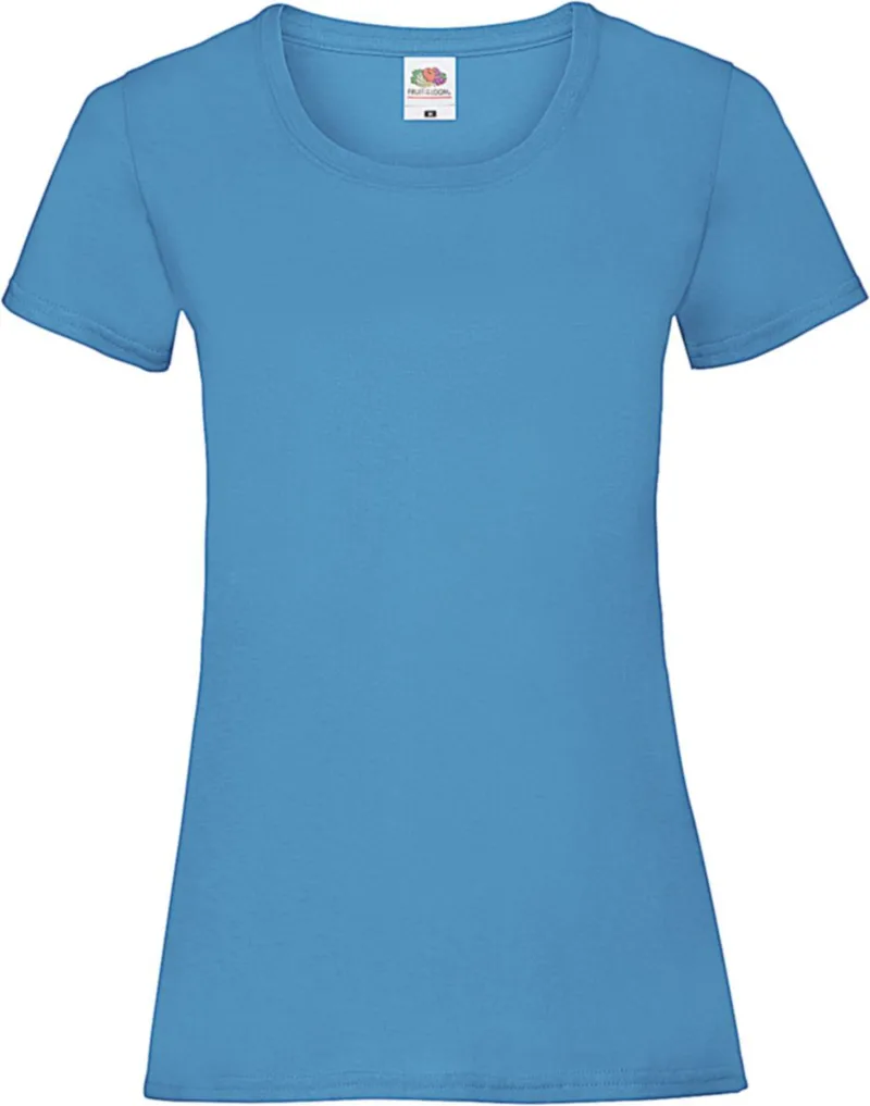 Lady-Fit Valueweight T Fruit of the Loom 61-372-0 Azure Blue