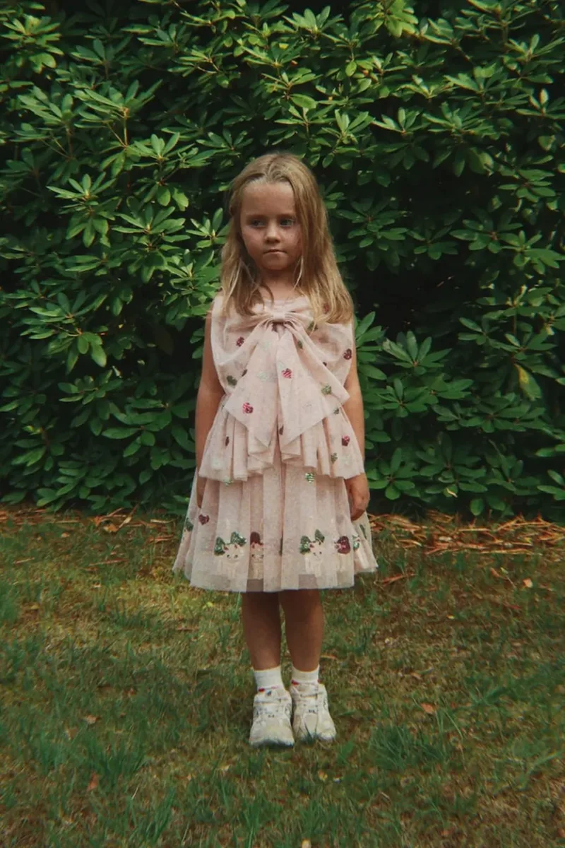Παιδικό φόρεμα Konges Sløjd YVONNE BOW DRESS