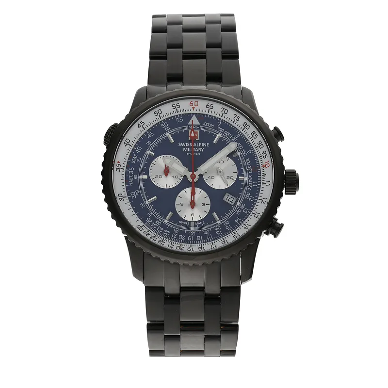 Ρολόι Swiss Alpine Military 7078.9175 Μαύρο