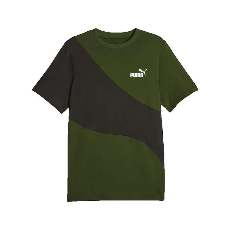 T-shirt με κοντά μανίκια Puma T-shirt Power Cat vert