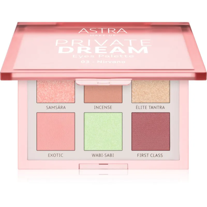 Astra Make-up Private Dream Palette Παλέτα σκιών για τα μάτια απόχρωση 03 - Nirvana 1 τμχ