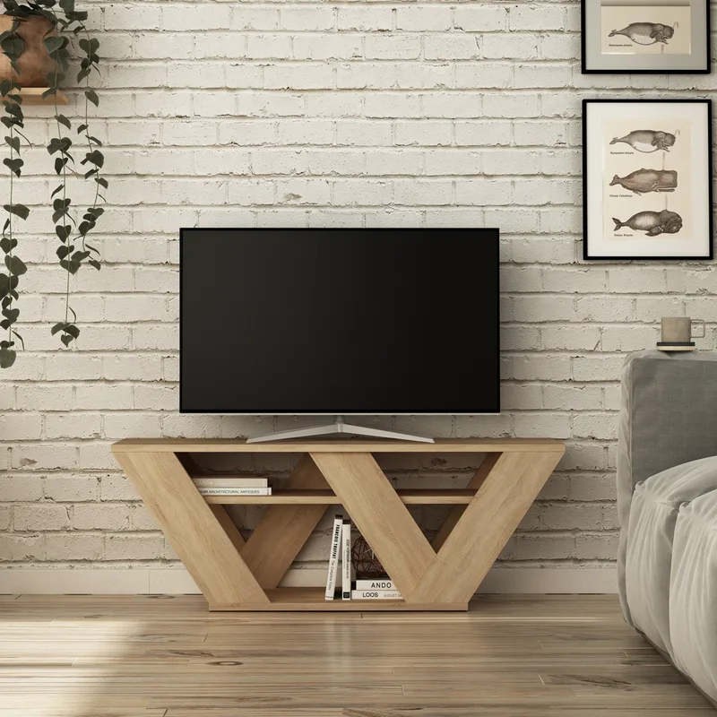 Βάση Τηλεόρασης Pipralla - Oak 776Hms3039 (110x40x30)