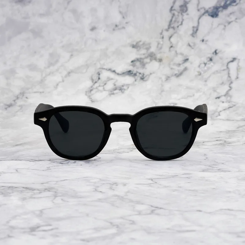 JOHNNY 2EP18M - JOHNNY - MATT BLACK - GRAY Sunglasses | Matt Black | Gray Shades | Explicit Poets Sunglasses