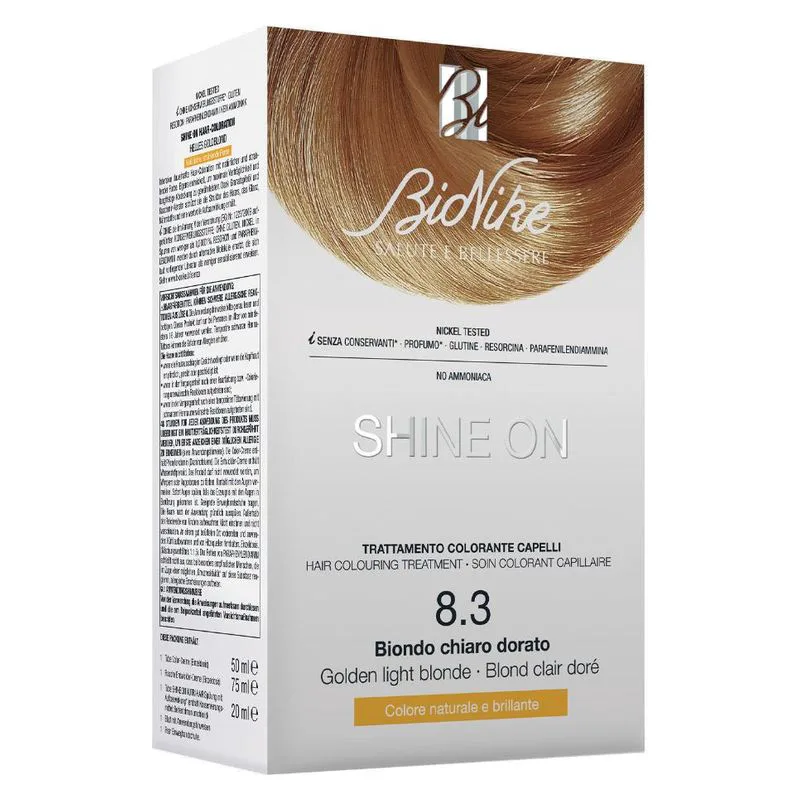 Bionike Shine On Hair Coloring Treatment 8.3 Light Golden Blonde