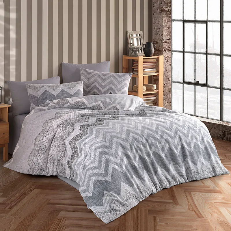 Σεντόνια Υπέρδιπλα Σετ Dimcol Athena 405 Grey Ks 240x270