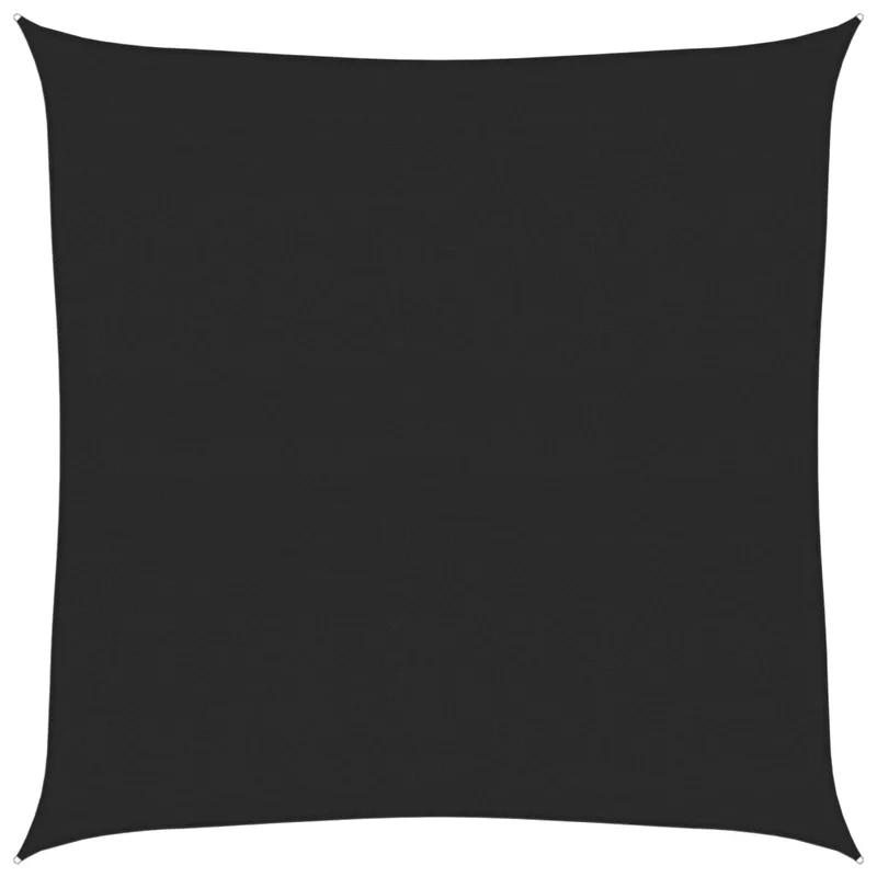 vidaXL Πανί Σκίασης Μαύρο 6 x 6 μ. από HDPE 160 γρ./μ²