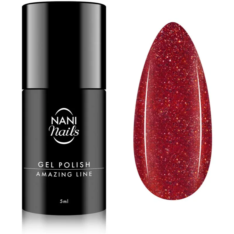 NaniNails NANI Amazing Line τζελ βερνίκι νυχιών απόχρωση Ruby Spark 5 ml