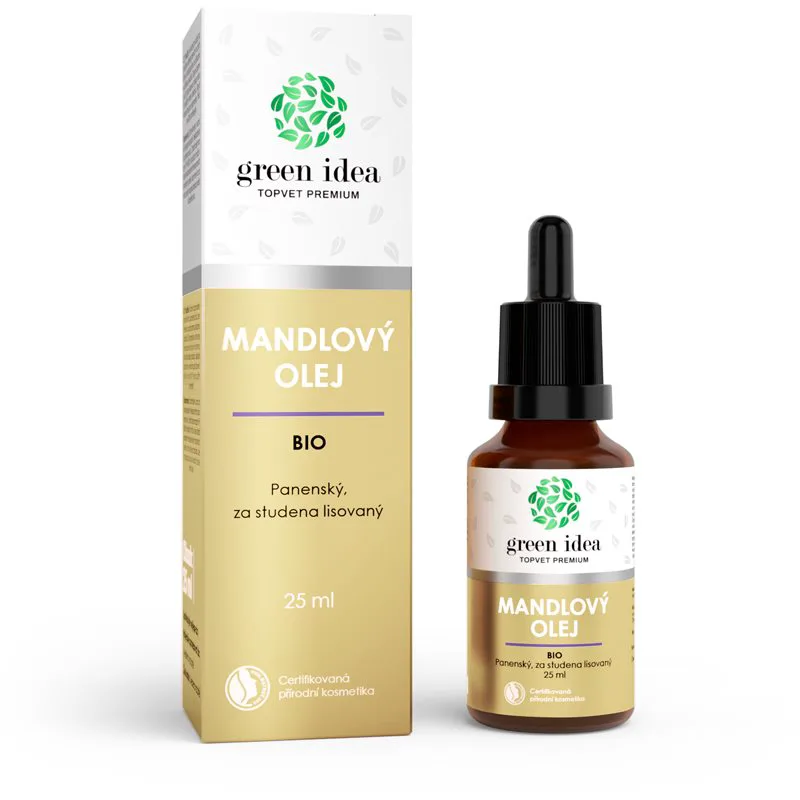 Green Idea Organic almond oil λάδι αμυγδάλου ψυχρής έκθλιψης 25 ml