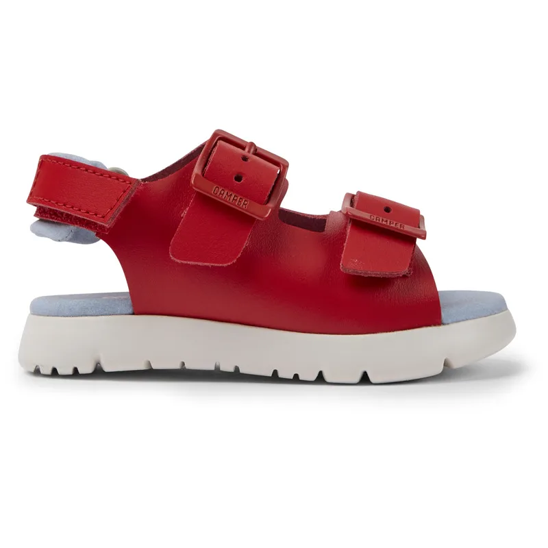 CAMPER Oruga - Πέδιλα Για Firstwalkers - Κόκκινο, Μέγεθος 23, Smooth leather