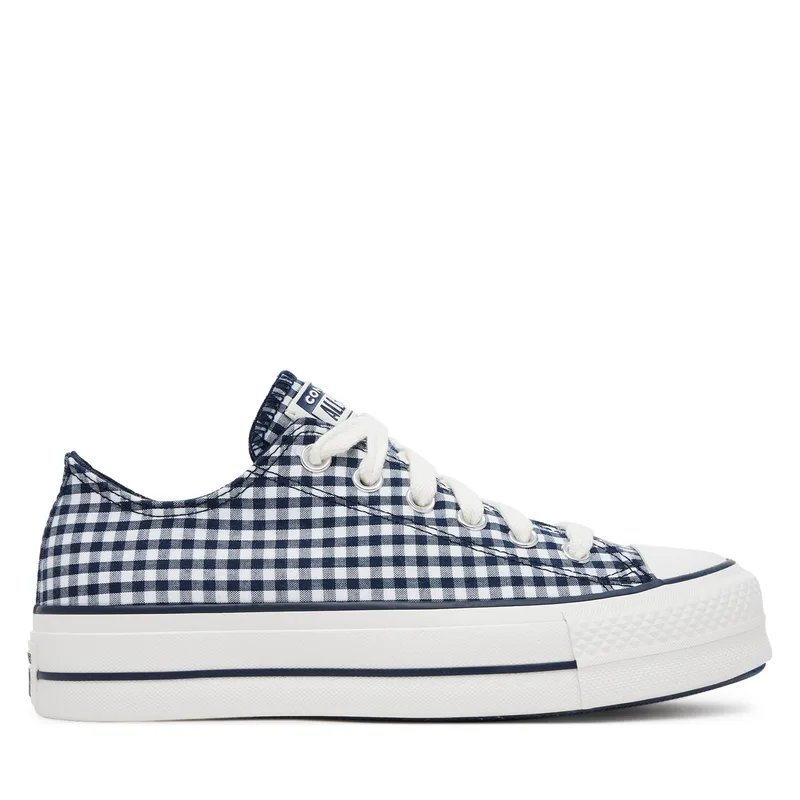Sneakers Converse Chuck Taylor All Star Lift Platform Gingham A13664C Σκούρο μπλε