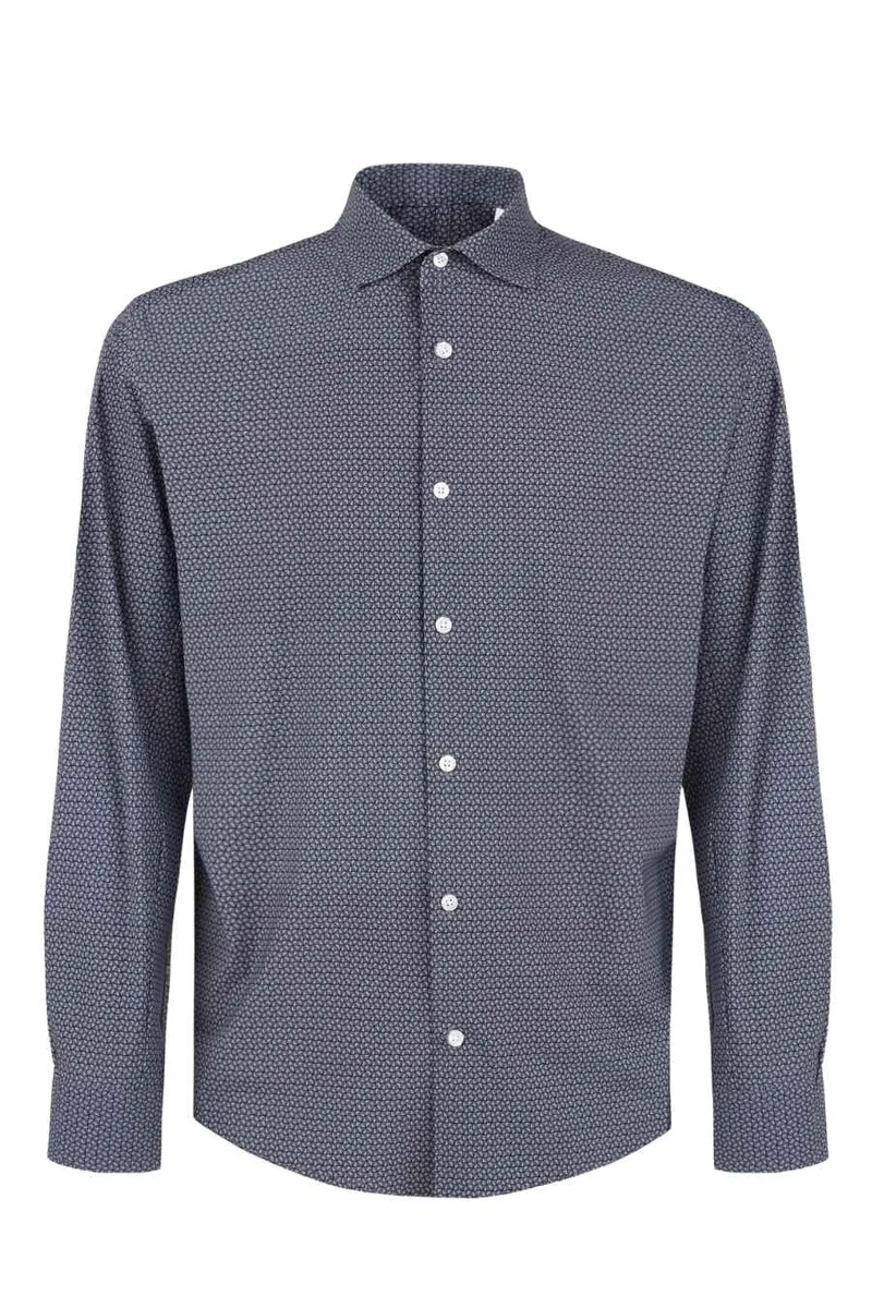 SEINSE Πουκάμισα CAMICIA M/L CI1071SS - BLACK-CI1071SS-BLACK