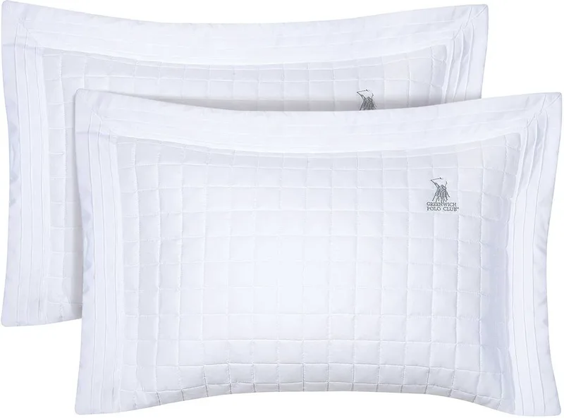 ΜΑΞΙΛΑΡΟΘΗΚΕΣ GREENWICH POLO CLUB CLASSIC 2354 ΛΕΥΚΟ 2ΤΜΧ (50X70+8CM)