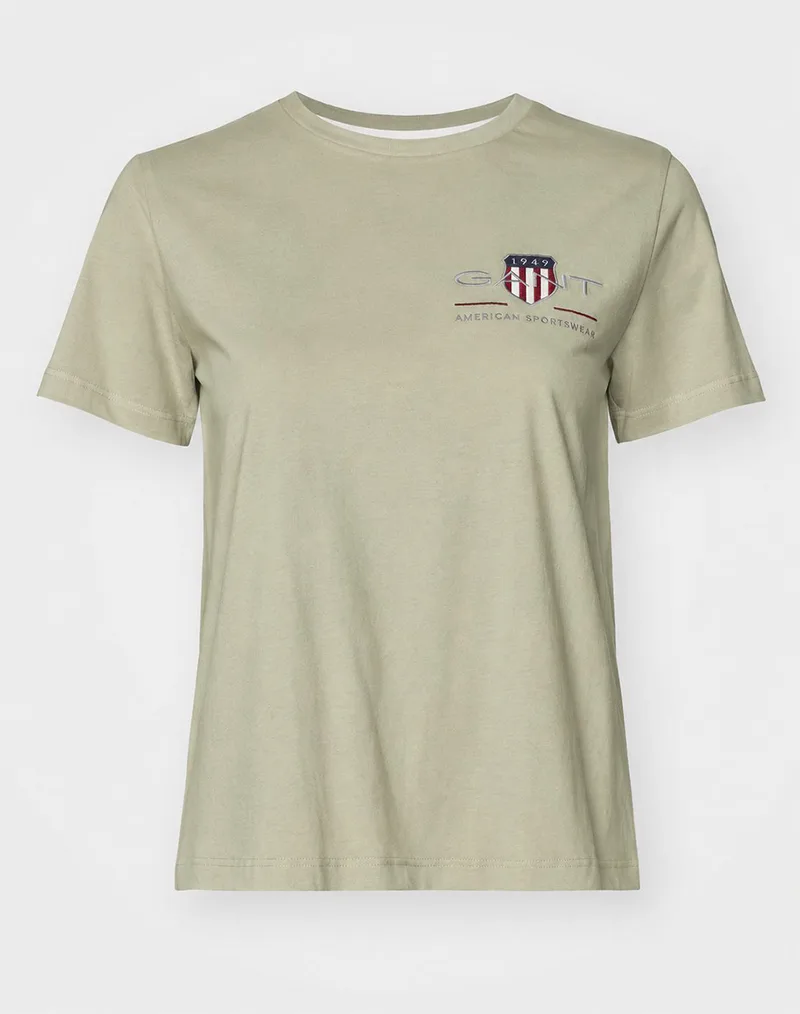 GANT ΜΠΛΟΥΖΑ ΚΜ REG ARCHIVE SHIELD SS T-SHIRT 3GW4200277-3 Biege