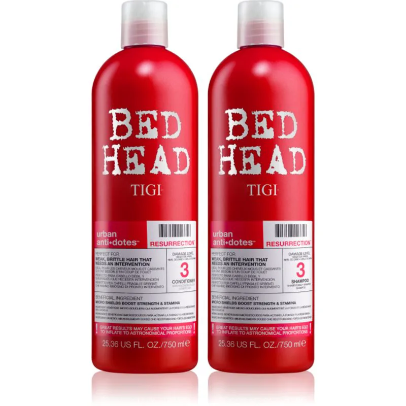 TIGI Bed Head Urban Antidotes Resurrection επωφελής συσκευασία για αδύναμα, ταλαιπωρημένα μαλλιά για γυναίκες