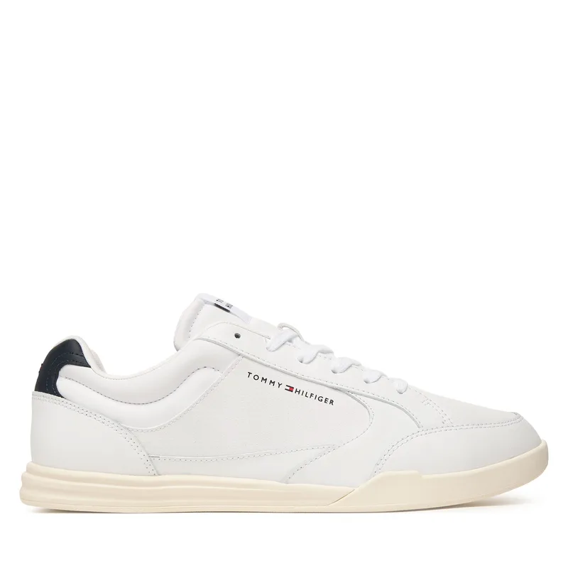 Αθλητικά Tommy Hilfiger Lo Pro Cupsole Perf Leather FM0FM05944 Λευκό
