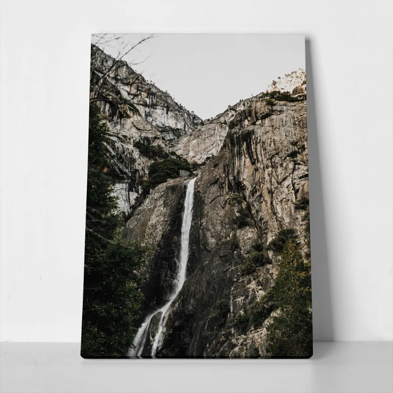 Πίνακας σε Καμβά RUSTIC FARMHOUSE WATERFALL 3