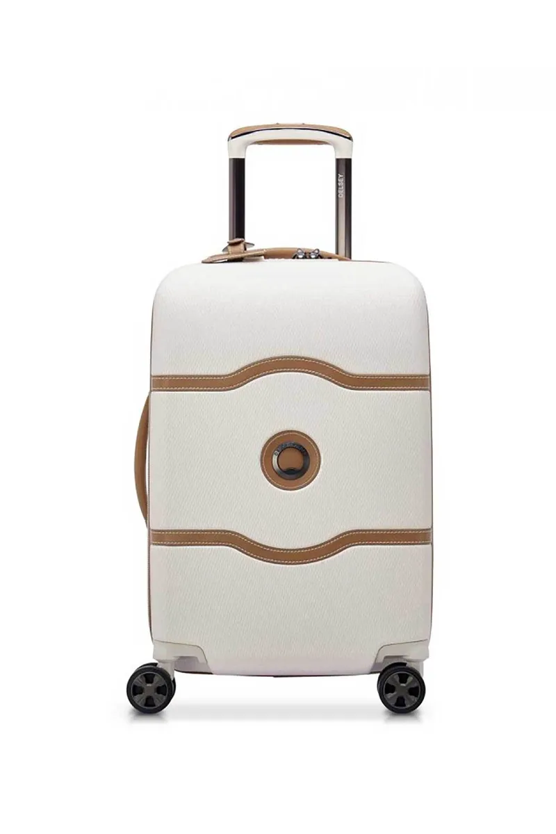Delsey unisex βαλίτσα καμπίνας με μεταλλικό λογότυπο και διακοσμητικές contrast λεπτομέρειες " Chatelet Air 2.0" 55 x 35 x 25,5 cm - 167680115