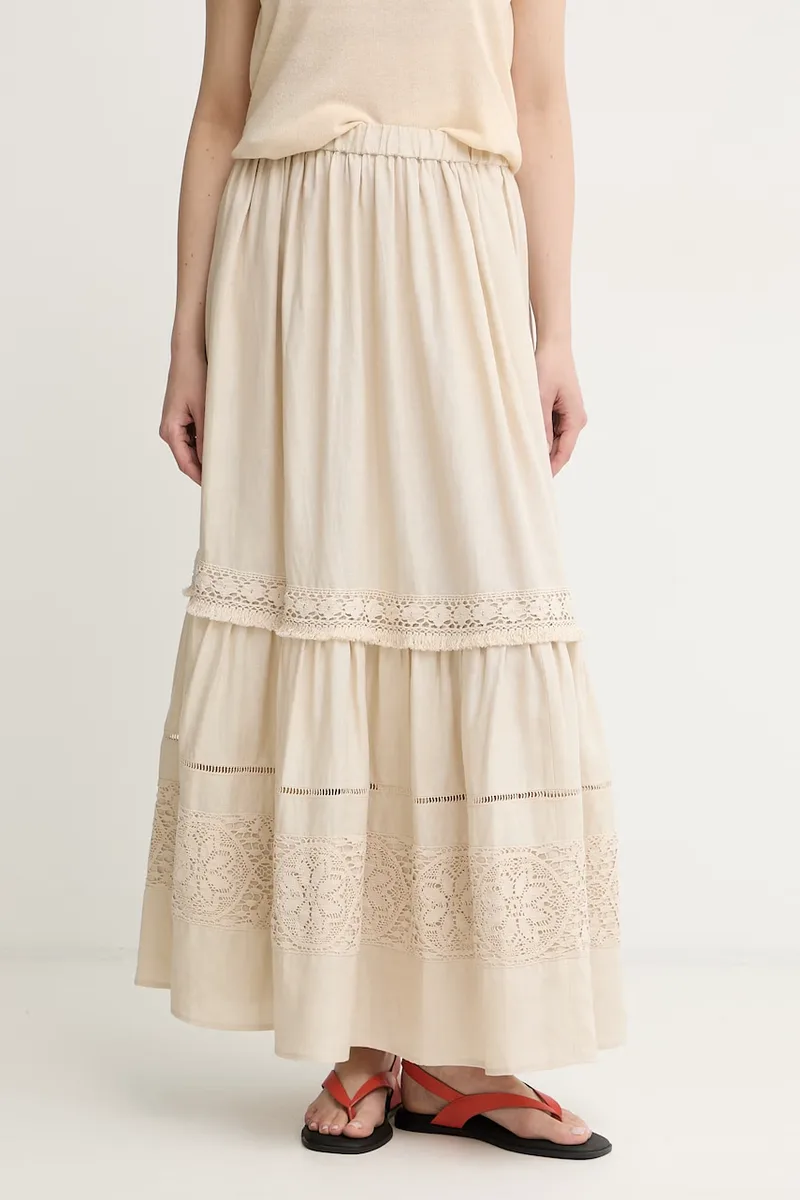 Weekend Max Mara φούστα λινή