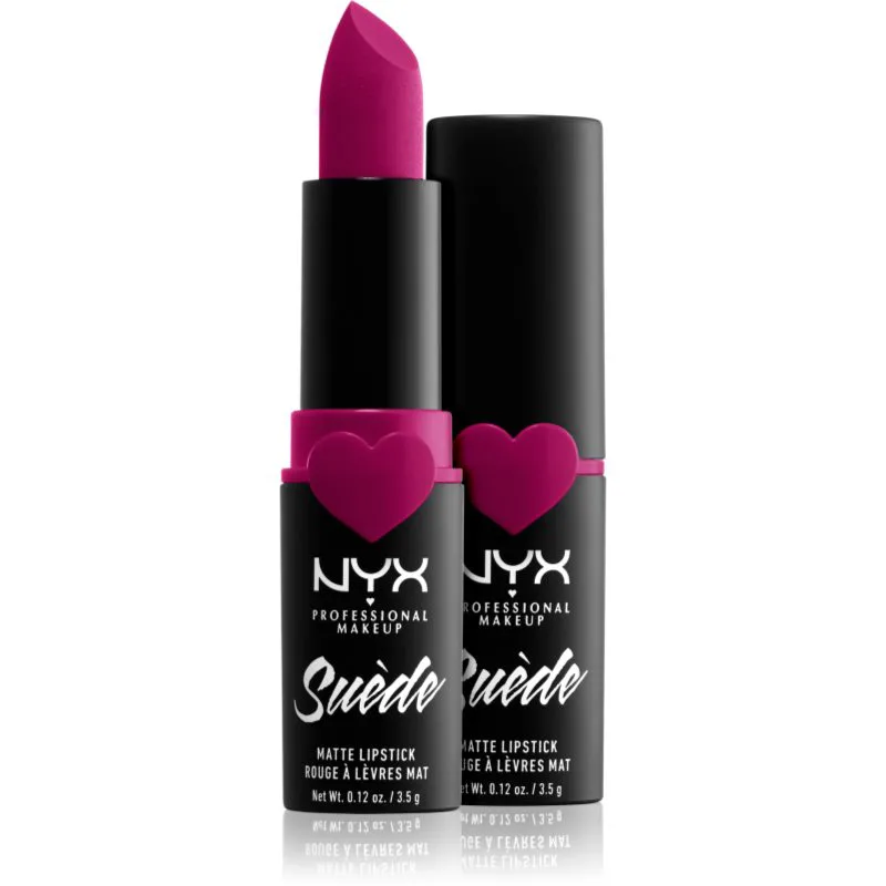 NYX Professional Makeup Suede Matte Lipstick ματ κραγιόν απόχρωση 12 Clinger 3.5 γρ