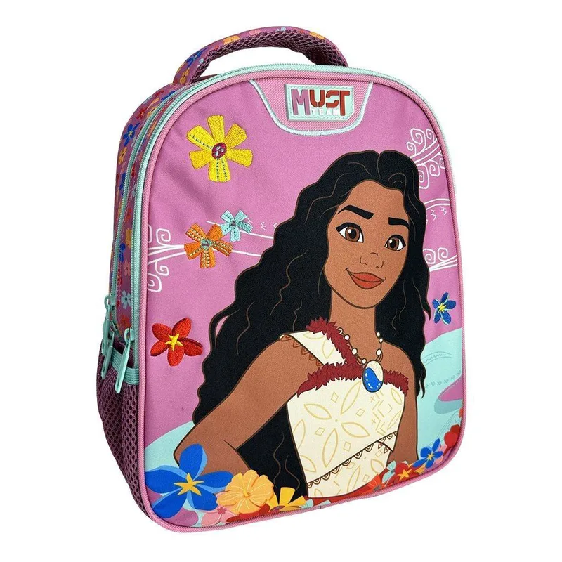 ΣΧΟΛΙΚΗ ΤΣΑΝΤΑ ΠΛΑΤΗΣ ΝΗΠΙΟΥ DISNEY VAIANA 2 MUST TEAM 2 ΘΗΚΕΣ