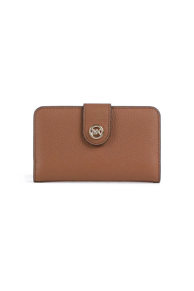Michael Kors γυναικείο δερμάτινο πορτοφόλι "MK Pop Charm Medium" - 32S6G17F8L Καφέ