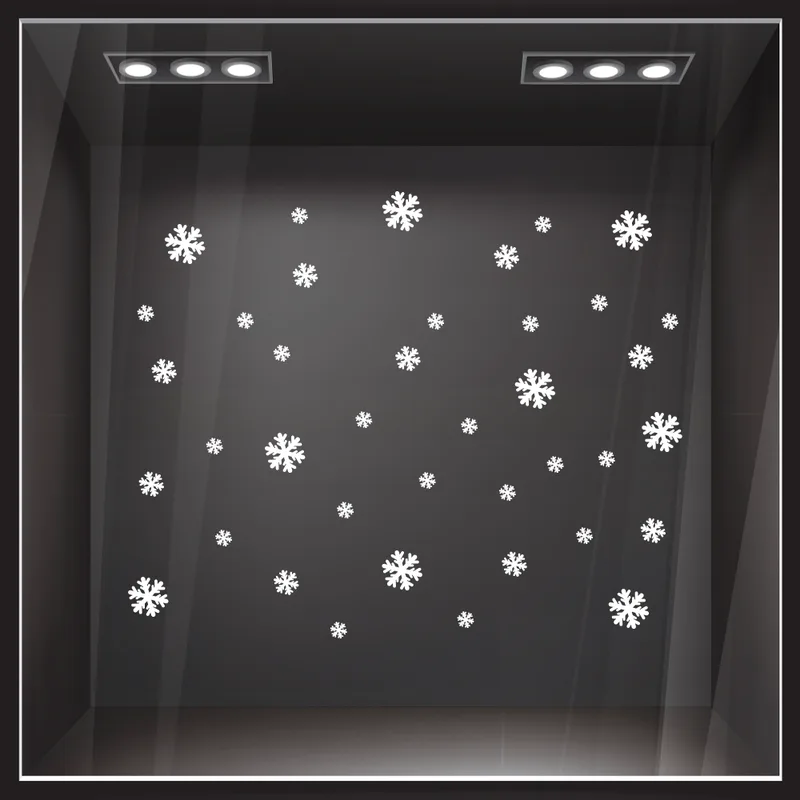 Χριστουγεννιάτικο αυτοκόλλητο SNOWFLAKES 1