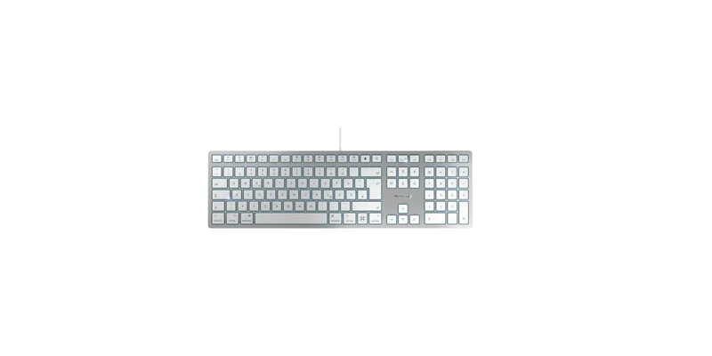 CHERRY TAS KC 6000 C FOR MAC Corded DE-Layout silver/white