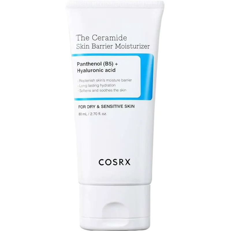 COSRX The Ceramide Skin Barrier for Dry & Sensitive SKin Moisturizer Αναπλαστική Κρέμα με Πανθενόλη B5 & Υαλουρονικό Οξύ Κατάλληλη για Ξηρό & Ευαίσθητο Δέρμα 80ml