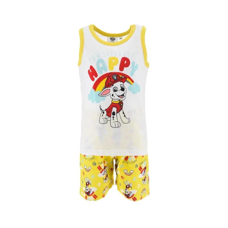 Πιτζάμα αμάνικη αγόρι Paw Patrol-WE2021-WHITE