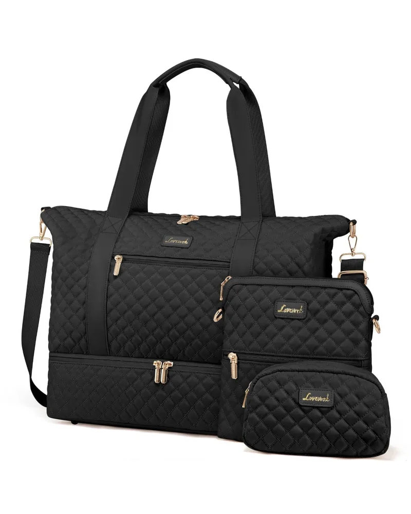 Σετ Σάκος ταξιδιού νεσεσέρ τσάντα 40 L Lovevook UB3012 black