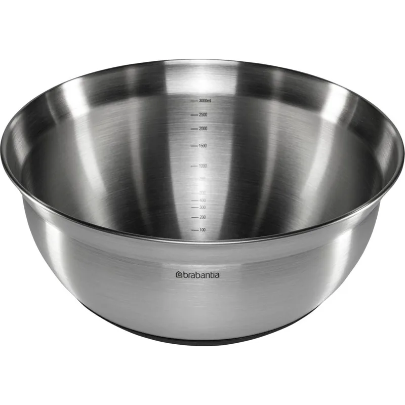 Brabantia Μπολ Ανάμειξης Ανοξείδωτο Ματ Μαύρο, 3L