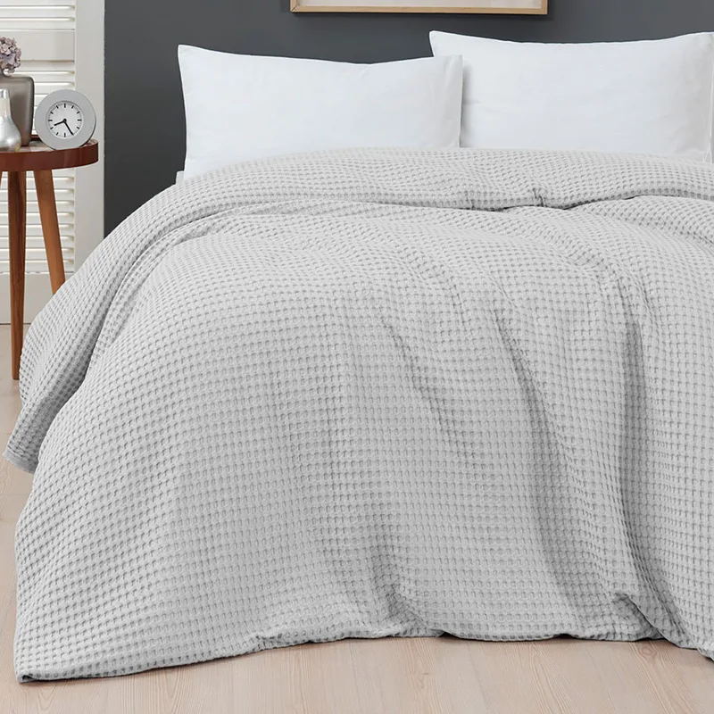 Κουβέρτα Πικέ Υπέρδιπλη 230x240 Beauty Home Snap 1990 Grey 230x240